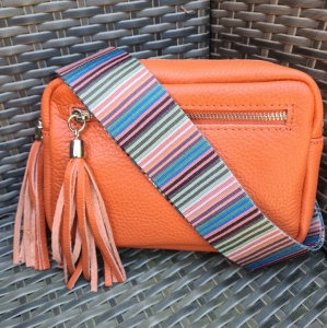 SILVER HARDWARE Bag Strap - Multi Stripe